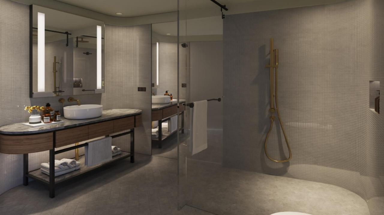 فندق Crystalbrook Kingsley نيو كاسل المظهر الخارجي الصورة Bathroom